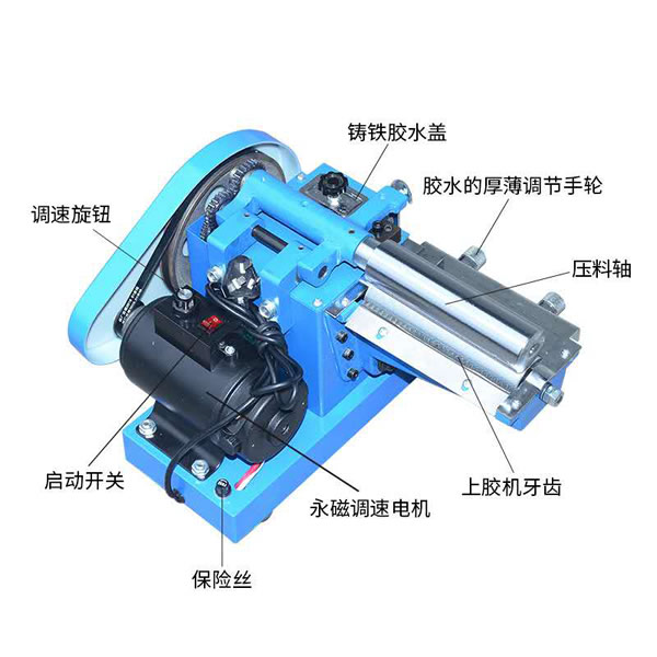 Manual Paper Bag Handle Gluing Machine